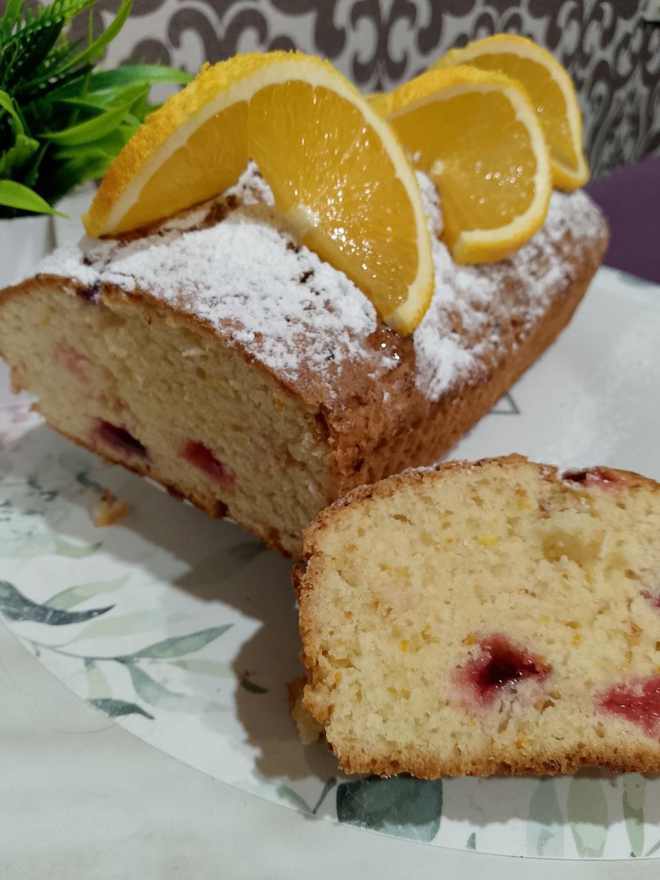 Творожно- апельсиновый кекс