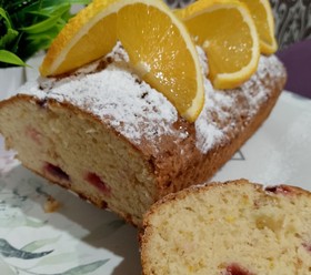 Творожно- апельсиновый кекс