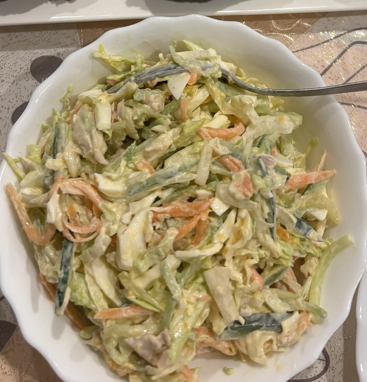 Салат с курицей