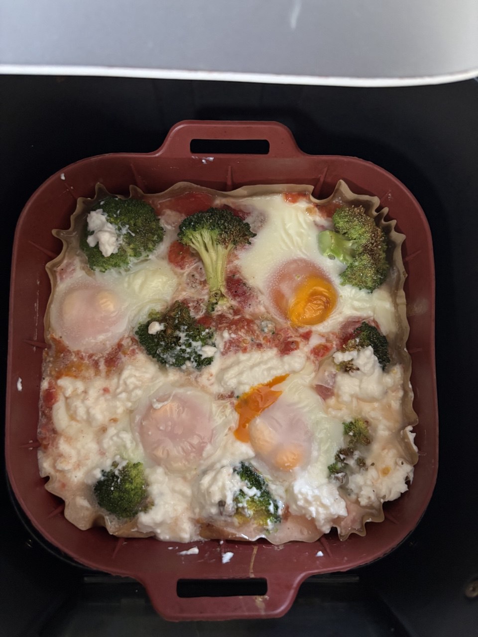 Воздушная Фриттата в аэрогриле