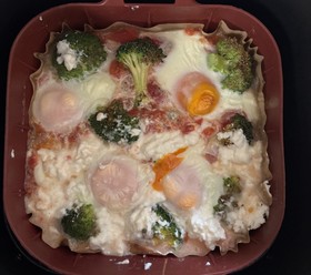 Воздушная Фриттата в аэрогриле