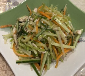 Салат с курицей и Китайской редькой