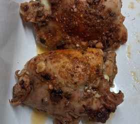 Куриные бедрышки с сыром