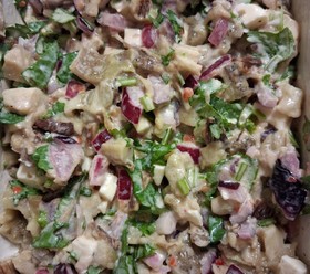 Салат с баклажанами