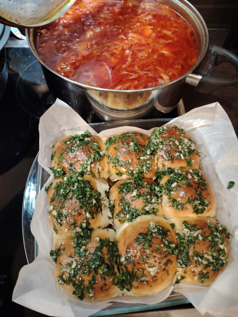 Пампушки к борщу