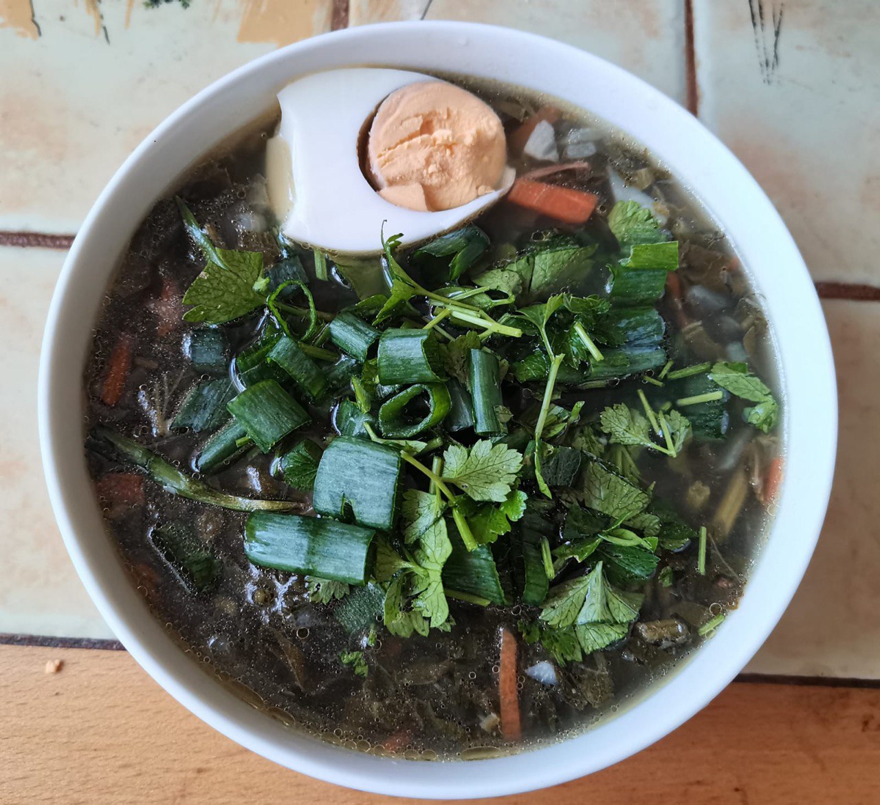 Суп с крапивой и щавелем