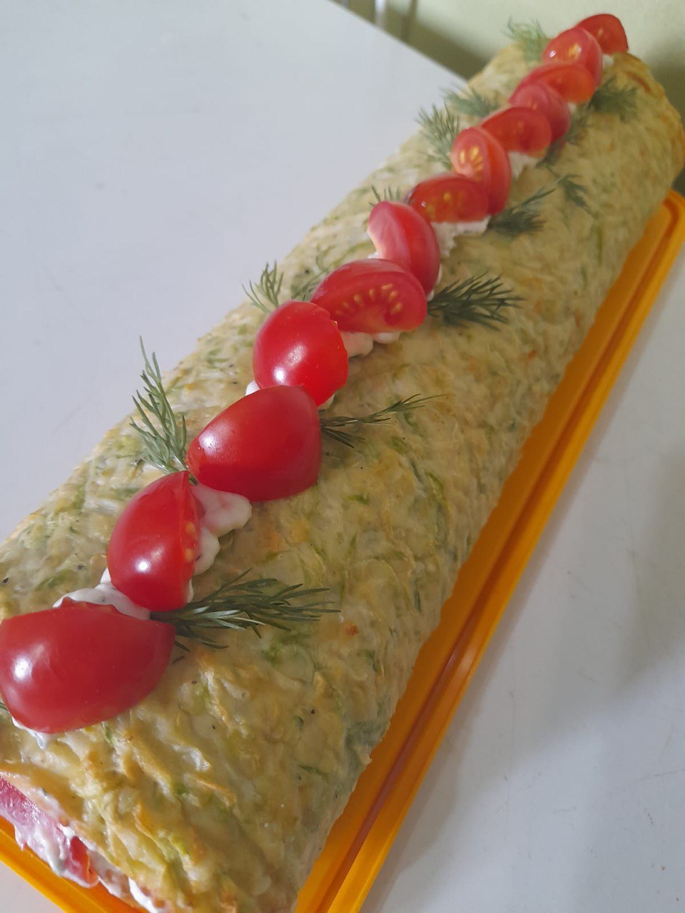 Рулет из кабачков