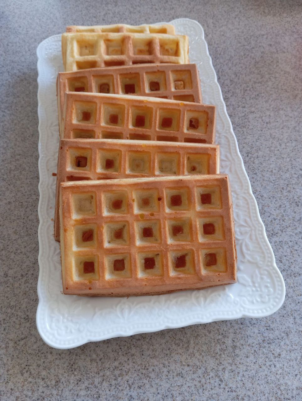 Вкусные творожные вафли