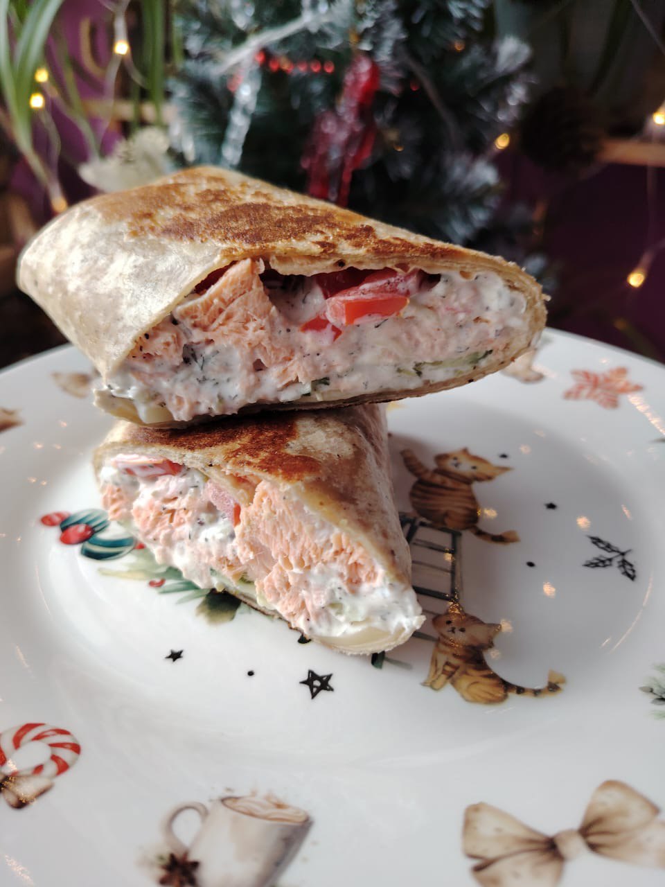 Шаверма с форелью