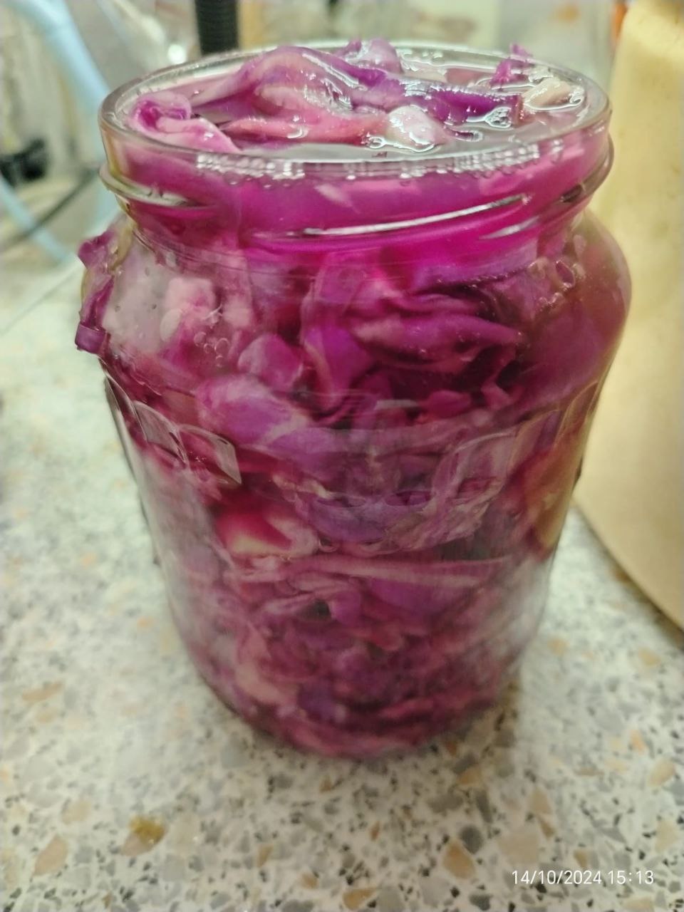 Краснокочанная капуста маринованная