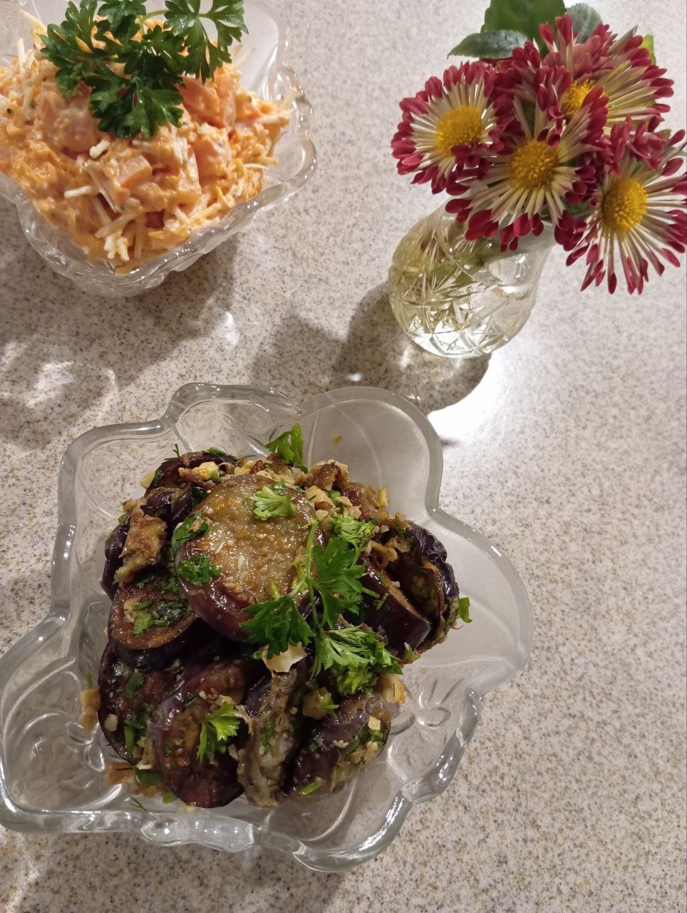 Жареные баклажаны в яйце