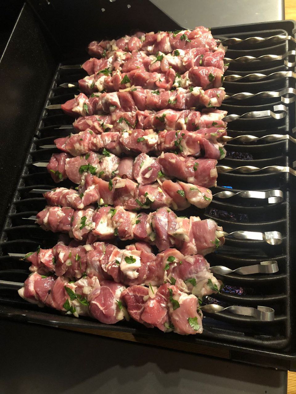 Шашлык из свиной шеи