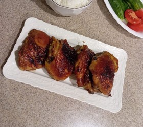 Куриные бёдра в духовке в медовом маринаде