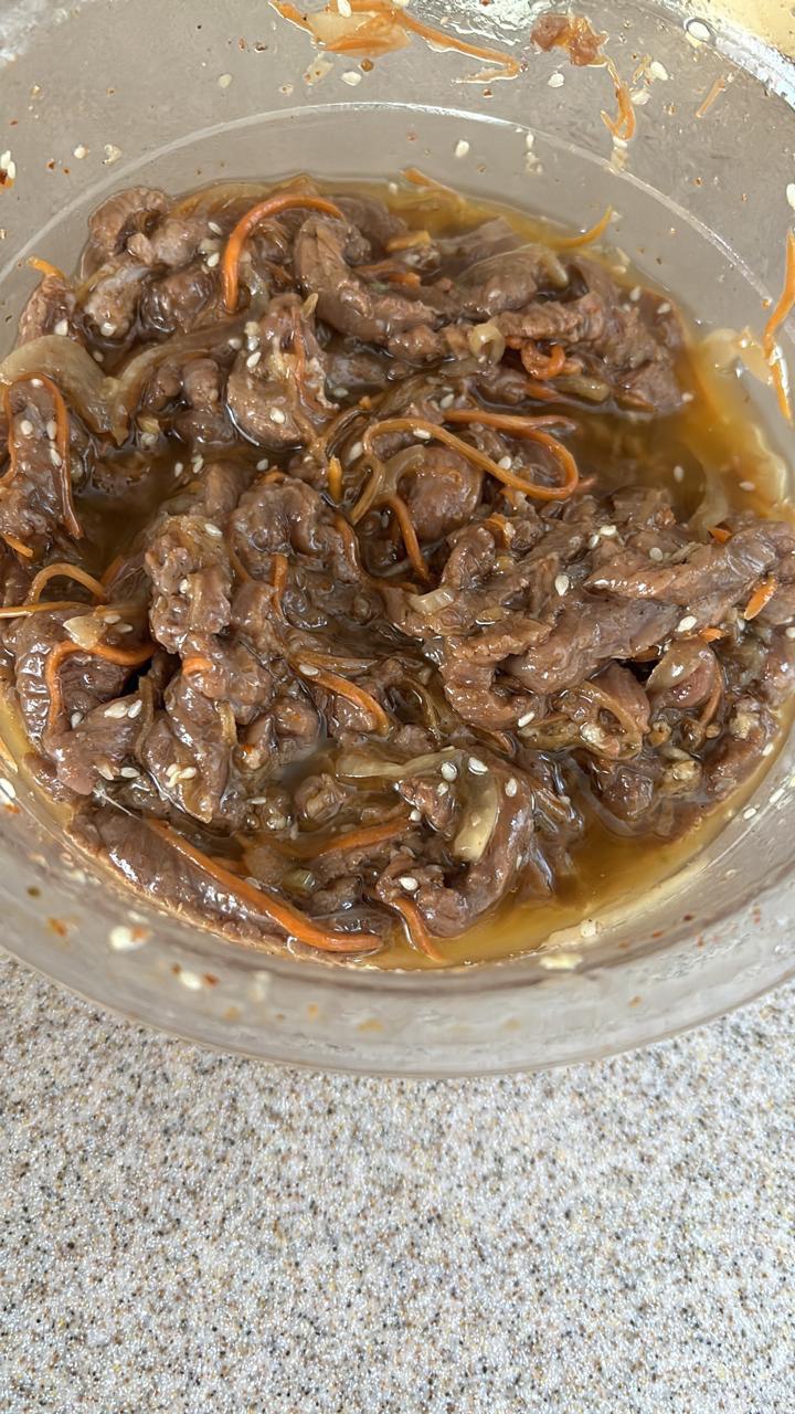 Хе из говядины по-корейски