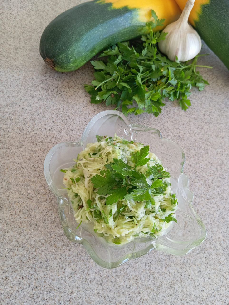 Салат из кабачков
