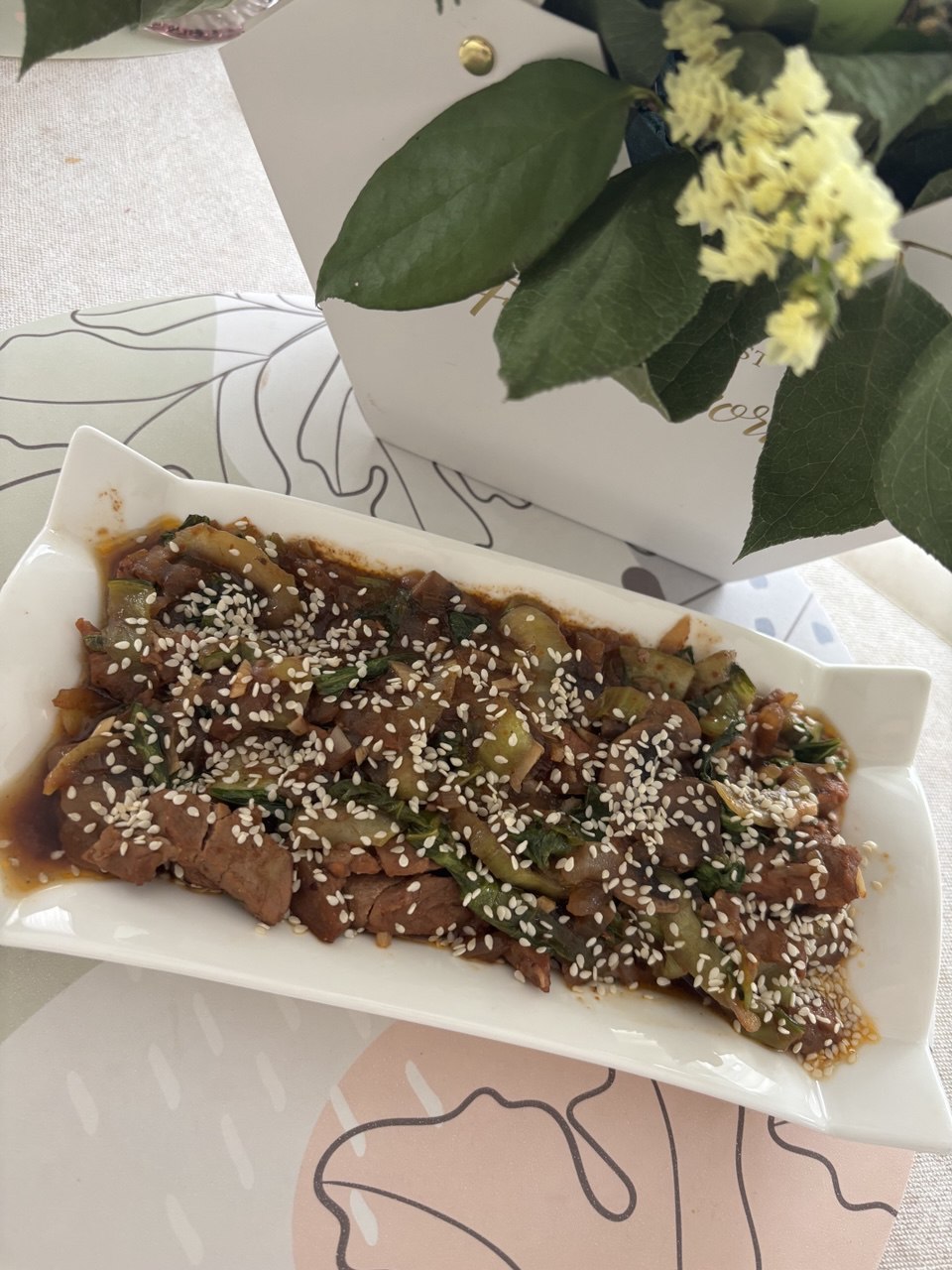 Свинина с Пак Чой