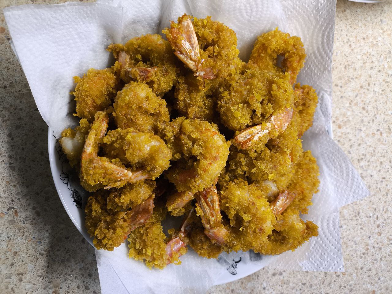 Креветки темпура