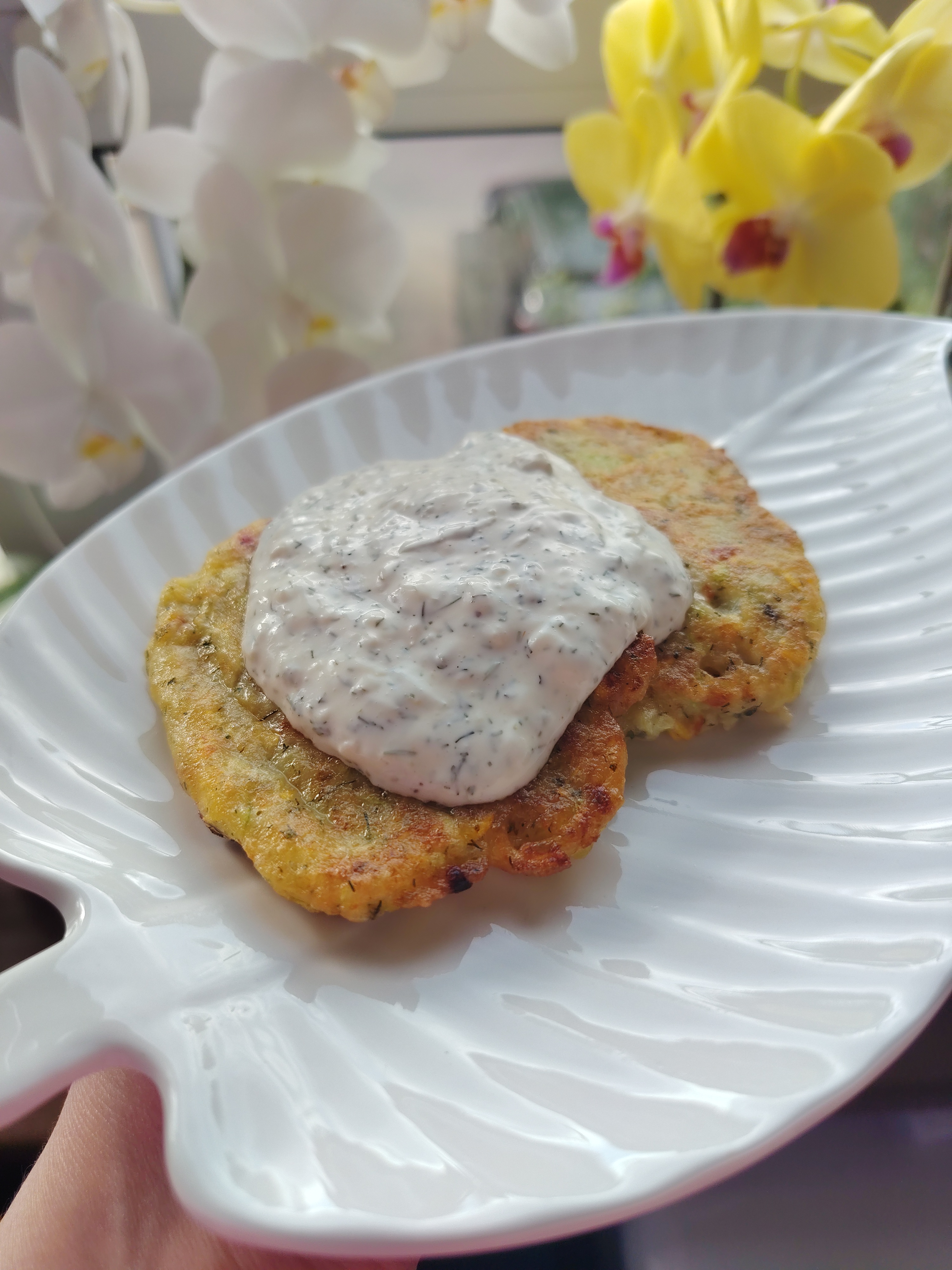 Кабачковые оладушки