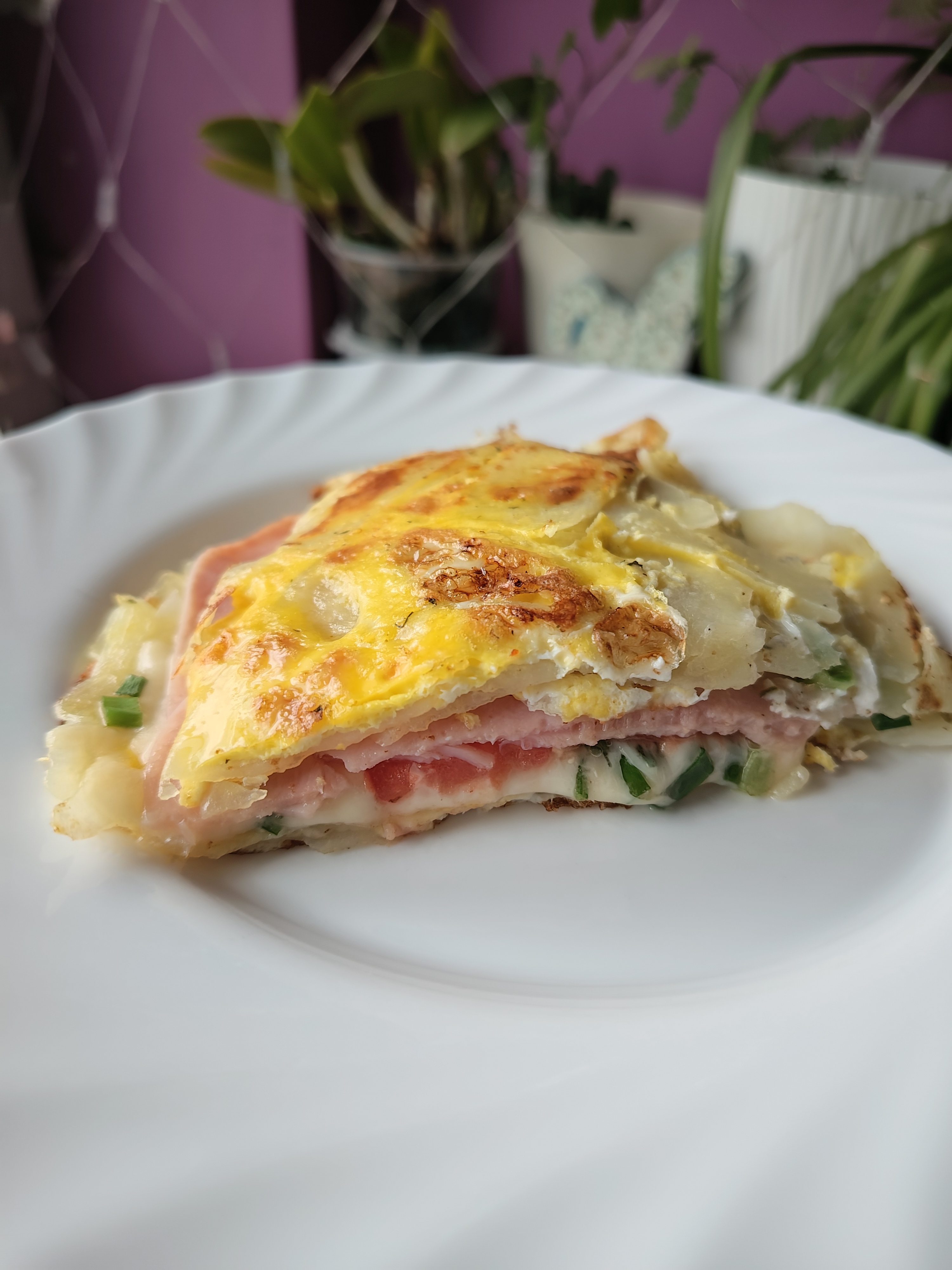 Картофельная лепешка с начинкой